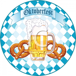 German Bavarian Oktoberfest Clipart - Beer and Pretzels ...