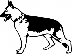 German Shepherd Drawing | Free download best German Shepherd ...