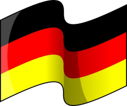 Waving German Flag clip art Free vector in Open office ...