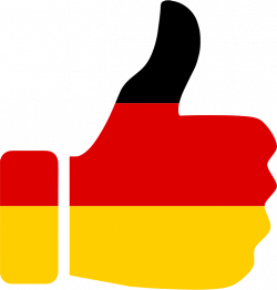 Clipart - Thumbs Up Germany