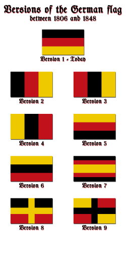 Versions of the German flag by Kristo1594.deviantart.com on ...