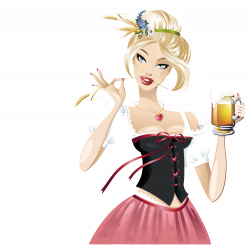Beer Oktoberfest German cuisine Girl - Take oatmeal beer girl 1000 ...