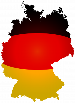 Clipart - Germany Flag Map