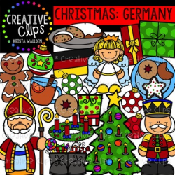 Christmas in Germany Clipart {Creative Clips Clipart} | TpT
