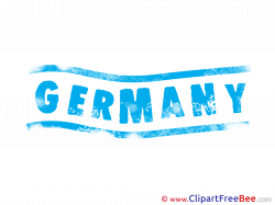 Germany Clipart Stamp Illustrations