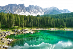 Clipart - Surreal Bergsee Lake Germany