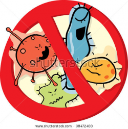 Stop Germs Clipart