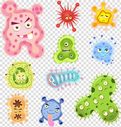 Assorted-color bacteria s, Bacteria Microorganism Virus ...