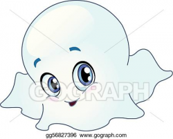EPS Vector - Baby ghost. Stock Clipart Illustration ...
