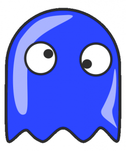 Blue ghost pac man clipart - Clip Art Library