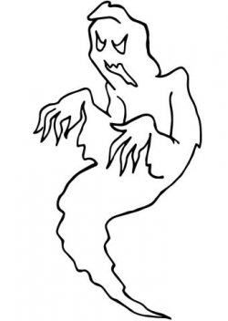 Ghost coloring page | Free Printable Coloring Pages