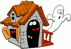 Haunted house and ghost clipart - Clip Art Library