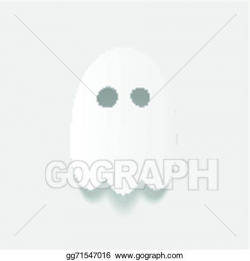 EPS Illustration - Realistic design element: ghost. Vector ...