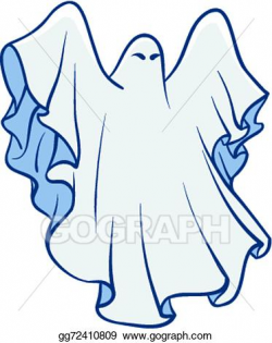 Vector Clipart - Ghost. Vector Illustration gg72410809 - GoGraph