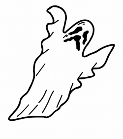 Scary Ghost For Halloween Spooky Ghost Clipart - Clip Art ...