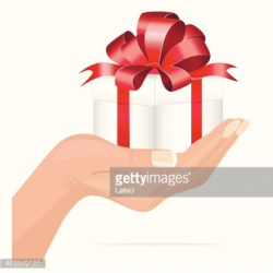 Hand Holding Gift Box premium clipart - ClipartLogo.com