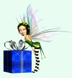 Christmas fairy holiday gift,clipart,clipart fairy,fairy ...