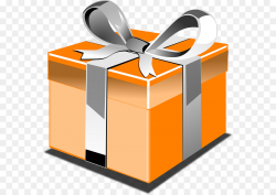 Birthday Gift clipart - Gift, Birthday, Orange, transparent ...