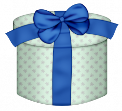 White Round Gift Box with Yellow Bow PNG Clipart | Gallery ...