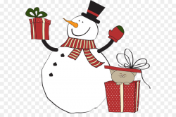 Christmas Clip Art Snowman clipart - Gift, Snowman ...