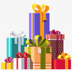 Give The Gift Of Travel - Pile Of Gifts Clipart PNG Image ...