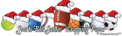 Sports Lovers Christmas Gift Wrap – WhimsicalArtwork™