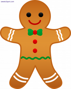 Gingerbread Man Clipart - Sweet Clip Art