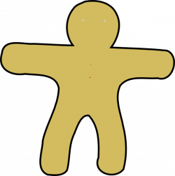 Gingerbread Man Clip Art at Clker.com - vector clip art online ...