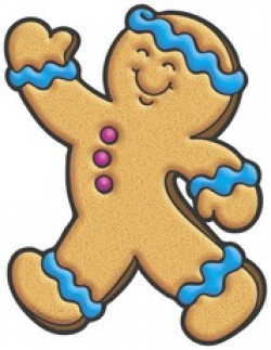 Gingerbread Man Blue | Clipart Panda - Free Clipart Images