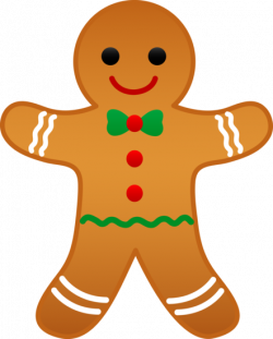 Christmas Gingerbread Man - Free Clip Art | Christmas ...