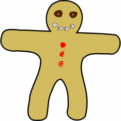 Gingerbread Woman Clipart at GetDrawings.com | Free for personal use ...