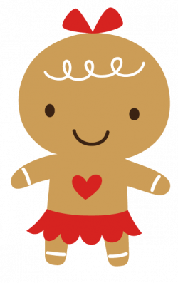 Cute Gingerbread Clipart | Food Clipart | Clip art, Free ...