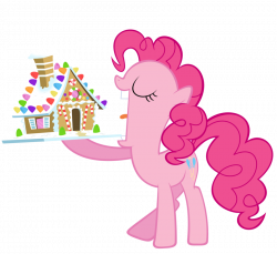 Pinkie Pie and Her Gingerbread house by Liamb135 on DeviantArt