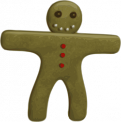 Gingerbread Man Clip Art at Clker.com - vector clip art online ...