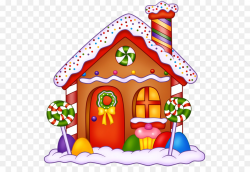 Gingerbread house Hansel and Gretel Clip art Lollipop ...