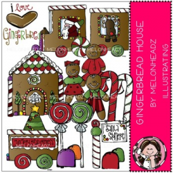 Melonheadz: Gingerbread House clip art - COMBO PACK in 2019 ...