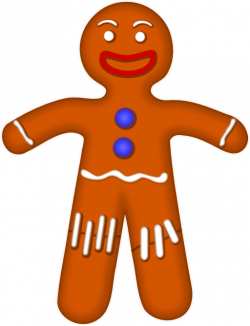 Gingerbread Man Clipart | i2Clipart - Royalty Free Public Domain Clipart