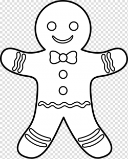 The Gingerbread Man Gingerbread house Coloring book, Outline ...