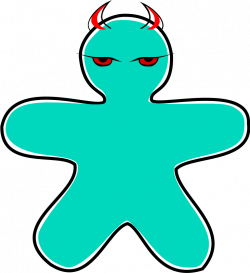 Clipart - Gingerbread Devil