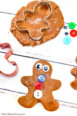 Gingerbread Playdough Recipe - No Cook No Cream of Tartar ...