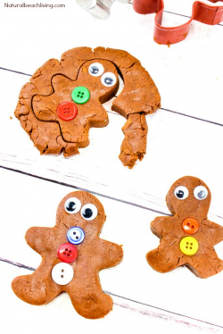 Gingerbread Playdough Recipe - No Cook No Cream of Tartar ...