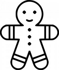 Gingerbread Man Svg Png Icon Free Download (#483600 ...