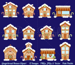 Gingerbread House Clipart, Gingerbread House Clip Art ...