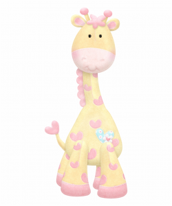 Girl Giraffe Clipart - Baby Pink Giraffe Clipart {#1426514 ...