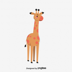 Giraffe, Giraffe Clipart, Cartoon Giraffe PNG and Vector ...
