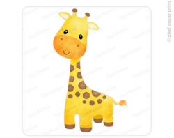 Giraffe clipart | Etsy