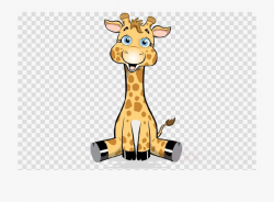 Giraffe Clipart Cute - Baby Giraffe Cartoon Png #1322932 ...