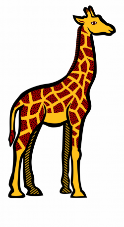 Clipart Giraffe Pdf - Coloured Picture Of Giraffe ...