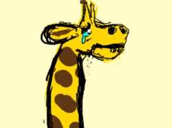 Sad Clipart giraffe 8 - 300 X 250 Free Clip Art stock ...