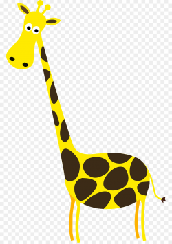 Giraffe Cartoon clipart - Giraffe, Illustration, Cartoon ...